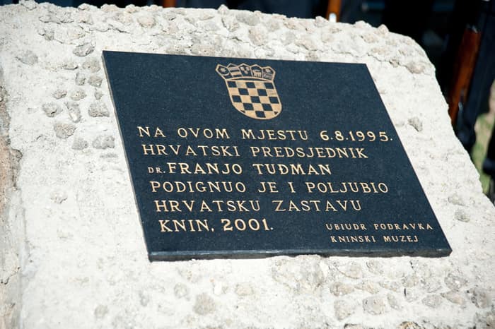 Fotografija s obilježavanja 16. obljetnice Oluje u Kninu, 5. kolovoza 2011.