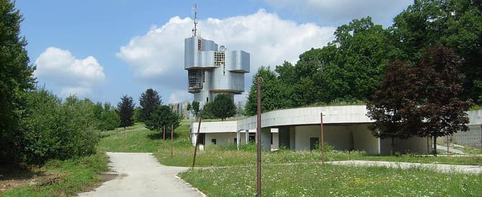View of the Petrova Gora monument, August 2010
