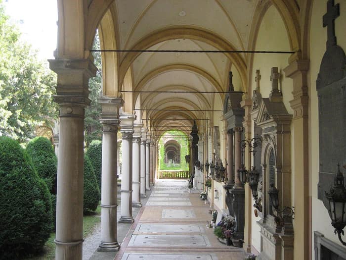 Les arcades de Mirogoj à Zagreb