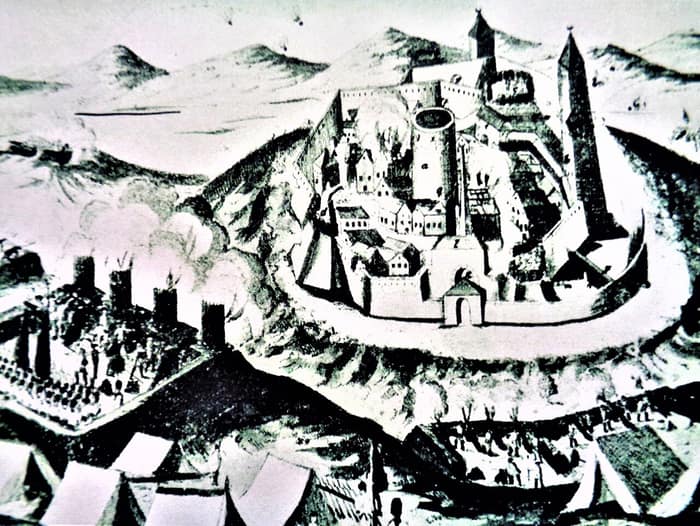 Historische Darstellung der Belagerung von Cetin 1790