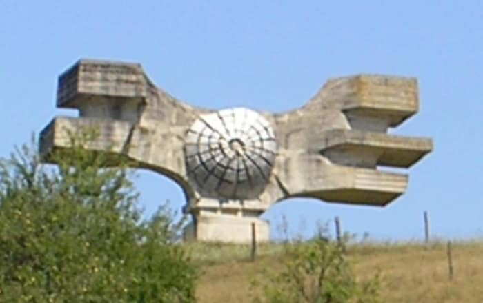 Veduta del monumento di Podgarić