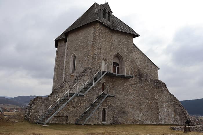 Particolare della fortezza di Sokolac a Brinje