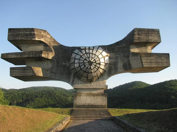 Il monumento all'insurrezione del popolo della Moslavina